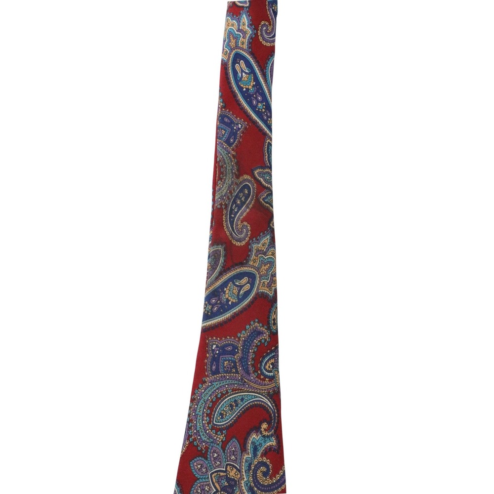 Vintage Christian Dior Monsieur Tie Lot 3 Paisley Abstract Designer Neckties USA - Picture 7 of 16